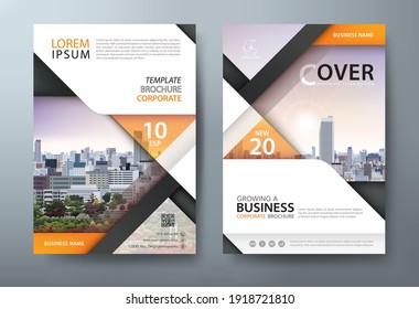 Annual Report Brochure Flyer Design, Leaflet Presentation, Book Cover Templates.