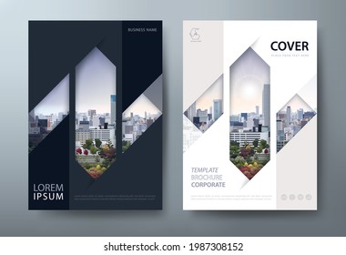 Annual Report Brochure Flyer Design Template Vector, Leaflet Presentation, Book Cover.