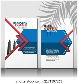 Annual report brochure flyer design template vector, Leaflet, presentation book cover templates.