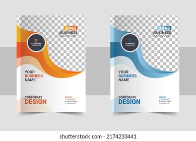 Annual report brochure flyer design, Leaflet presentation, Corporate Book Cover Design Template in A4. Can be adapt to Brochure, Annual Report, Magazine,Poster, Business Presentation, Portfolio, Flyer