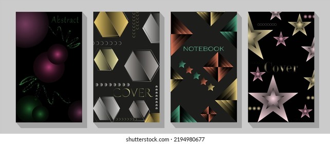 Annual report brochure flyer design template vector, Leaflet, presentation book cover templates. Cool geometric backgrounds for your design.