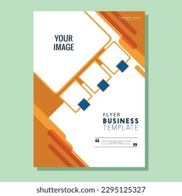 Annual report brochure flyer design template vector, Leaflet presentation, book cover.