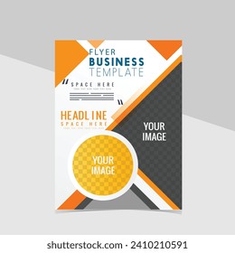 Annual report brochure flyer design template vector, Leaflet, presentation book cover templates, layout in A4 size