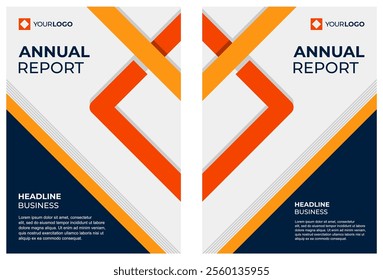 Annual report brochure flyer design template vector, Leaflet, presentation book cover templates