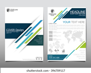 Annual report brochure flyer design template vector, Leaflet cover presentation abstract technology background, layout in A4 size