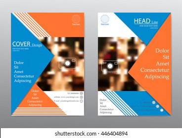 Annual report brochure Flyer design Layout template, size A4, Leaflet cover presentation