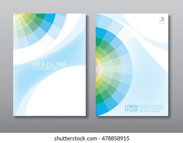 Annual report brochure flyer design template vector, Leaflet cover presentation abstract flat background, book cover templates, layout in A4 size.