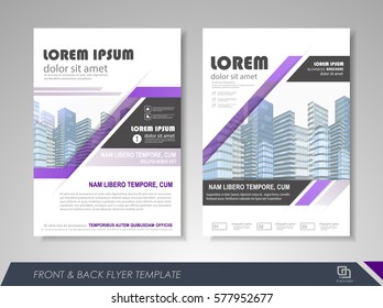 Annual report brochure flyer design template. Leaflet cover presentation abstract background for business, magazines, posters, booklets, banners. Layout in A4 size. Easily editable vector format.
