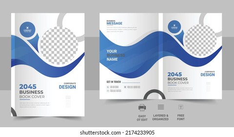 Annual report brochure flyer template, Corporate Book Cover Design Template in A4. Can be adapt to Brochure, Annual Report, Magazine,Poster, Business Presentation, Portfolio, Flyer