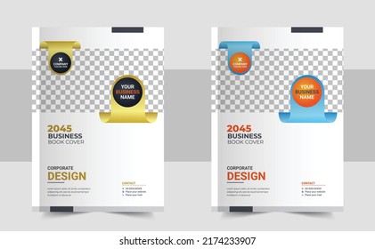 Annual report brochure flyer template, Corporate Book Cover Design Template in A4. Can be adapt to Brochure, Annual Report, Magazine,Poster, Business Presentation, Portfolio, Flyer