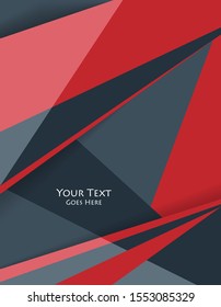 Annual report, brochure, flyer templates. Book cover layout design. Abstract presentation template with geometric elements for your design. Eps10