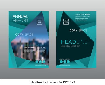 Annual report brochure layout design template, Leaflet advertising, poster, magazine, Business Financial for background, Empty copy space, Flat style vector illustration artwork A4 size.