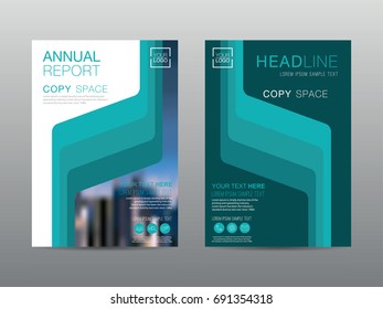 Annual report brochure layout design template, Leaflet advertising, poster, magazine, Business Financial for background, Empty copy space, Flat style vector illustration artwork A4 size.