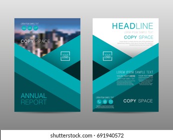 Annual report brochure layout design template, Leaflet advertising, poster, magazine, Business Financial for background, Empty copy space, Flat style vector illustration artwork A4 size.