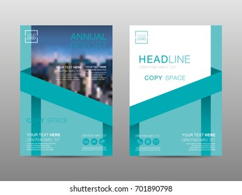 Annual report brochure layout design template, Leaflet advertising, poster, magazine, Business Financial for background, Empty copy space, Flat style vector illustration artwork A4 size.