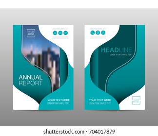 Annual report brochure layout design template, Leaflet advertising, poster, magazine, Business Financial for background, Empty copy space, Flat style vector illustration artwork A4 size.