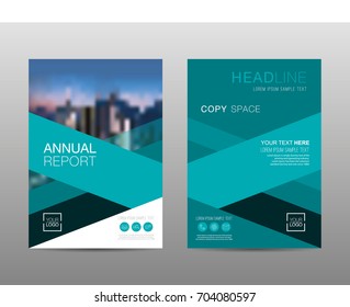 Annual report brochure layout design template, Leaflet advertising, poster, magazine, Business Financial for background, Empty copy space, Flat style vector illustration artwork A4 size.