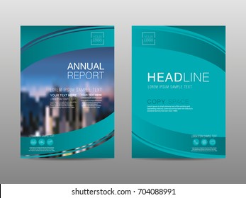 Die Broschüre Layout Design-Vorlage des Jahresberichts, Werbebroschüre, Plakat, Magazin, Business Financial für Hintergrund, Leerer Kopienraum, Flaches Vektorillustration Illustrationsbild A4 Größe.