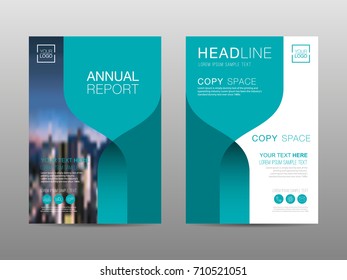 Annual report brochure layout design template, Leaflet advertising, poster, magazine, Business Financial for background, Empty copy space, Flat style vector illustration artwork A4 size.