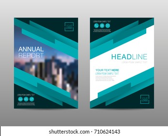 Annual report brochure layout design template, Leaflet advertising, poster, magazine, Business Financial for background, Empty copy space, Flat style vector illustration artwork A4 size.