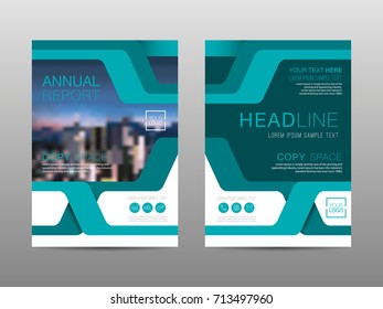 Annual report brochure layout design template, Leaflet advertising, poster, magazine, Business Financial for background, Empty copy space, Flat style vector illustration artwork A4 size.
