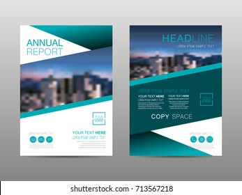 Annual report brochure layout design template, Leaflet advertising, poster, magazine, Business Financial for background, Empty copy space, Flat style vector illustration artwork A4 size.