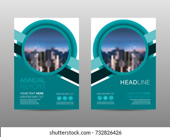 Annual report brochure layout design template, Leaflet advertising, poster, magazine, Business Financial for background, Empty copy space, Flat style vector illustration artwork A4 size.