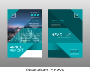 Annual report brochure layout design template, Leaflet advertising, poster, magazine, Business Financial for background, Empty copy space, Flat style vector illustration artwork A4 size.