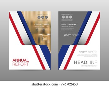 Annual report brochure layout design template, Leaflet advertising, poster, magazine, Business Financial for background, Empty copy space, Flat style vector illustration artwork A4 size.