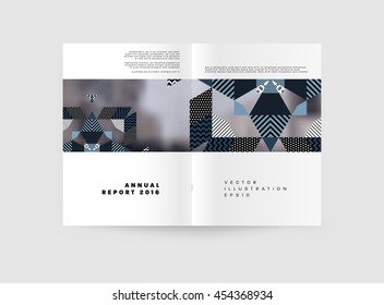 Business Card Template Triangle Abstract Concept Stock Vector (Royalty ...