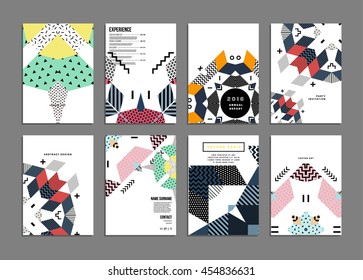 Plantilla de folleto del informe anual, Presentación de la portada del prospecto, Diseño de fondo plano abstracto del volante, vector de diseño A4.