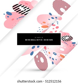 Plantilla de folleto del informe anual, Presentación de la portada del prospecto, Diseño de fondo plano abstracto del volante, vector de diseño A4.