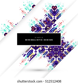 Plantilla de folleto del informe anual, Presentación de la portada del prospecto, Diseño de fondo plano abstracto del volante, vector de diseño A4.