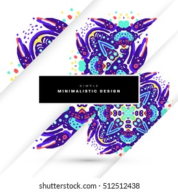 Plantilla de folleto del informe anual, Presentación de la portada del prospecto, Diseño de fondo plano abstracto del volante, vector de diseño A4.
