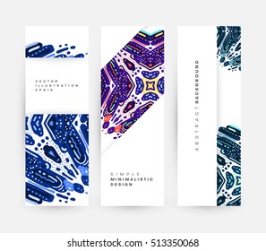 Annual report brochure template, Leaflet cover presentation, Flyer abstract flat background design, A4 layout vector.