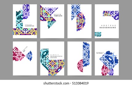 Plantilla de folleto del informe anual, Presentación de la portada del prospecto, Diseño de fondo plano abstracto del volante, vector de diseño A4.
