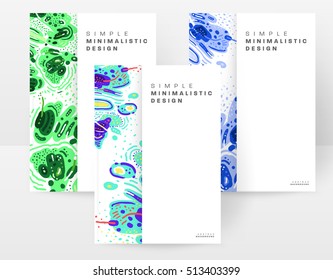 Plantilla de folleto del informe anual, Presentación de la portada del prospecto, Diseño de fondo plano abstracto del volante, vector de diseño A4.