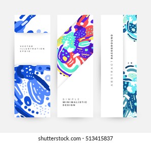 Annual report brochure template, Leaflet cover presentation, Flyer abstract flat background design, A4 layout vector.