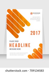 Annual report, broshure, flyer, magazine abstract background, red cover, size template A4. Corporate Presentation, Poster, Website, Portfolio, Banner, Color Book