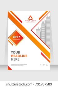 Annual report, broshure, flyer, magazine abstract background, red cover, size template A4. Corporate Presentation, Poster, Website, Portfolio, Banner, Color Book