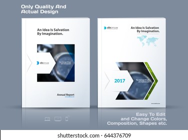 Annual report, business abstract vector template. Brochure design, cover modern layout, poster, flyer in A4 with colourful rectangles, arrows, shadows for tech, science, market with light background.