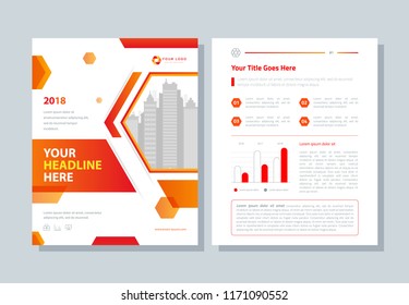 Annual Report, Business Broshure, Flyer, Magazine Abstract Background, Red Cover, Size Template A4. Corporate Presentation, Banner, Color Book