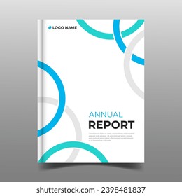 annual report business cover book template design