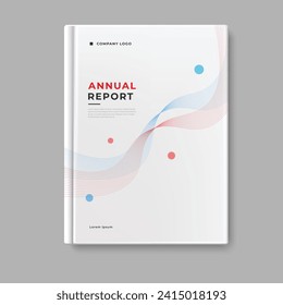 annual report business cover book template design vector eps 10