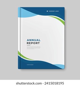 annual report business cover book template design vector eps 10