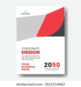 Annual report or business flyer poster template design