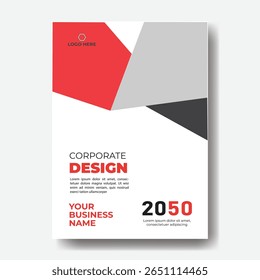 Annual report or business flyer poster template design