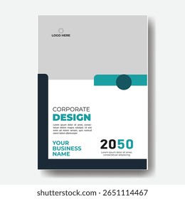 Annual report or business flyer poster template design