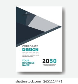 Annual report or business flyer poster template design