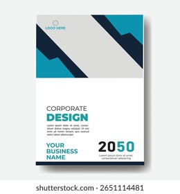 Annual report or business flyer poster template design